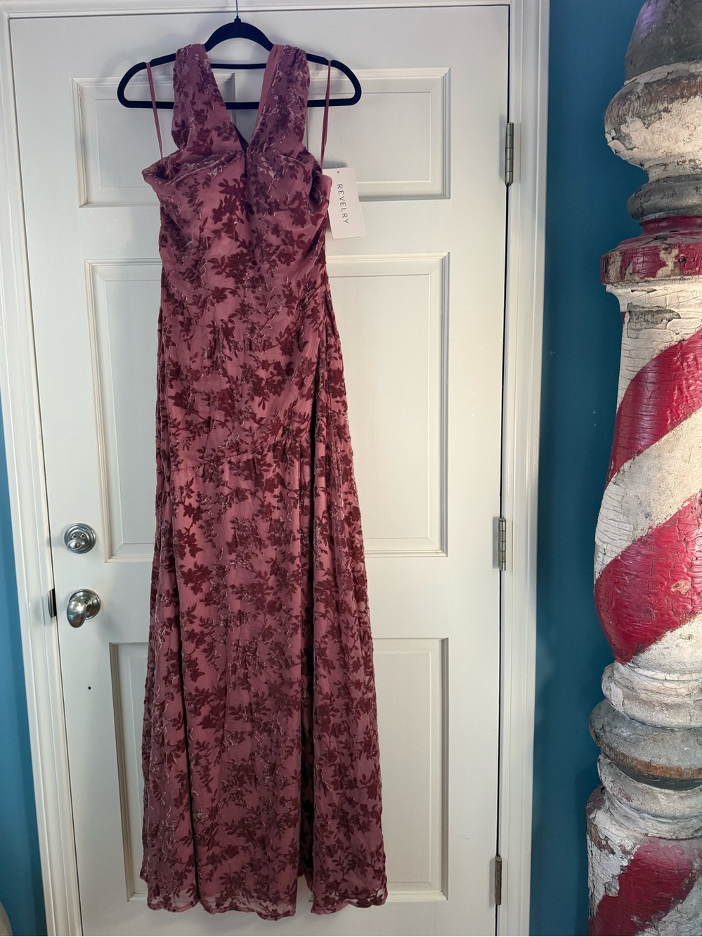 NWT Revelry Athena Floral Burnout Velvet Dress 🥀 Sz 6 - Picture 4 of 6